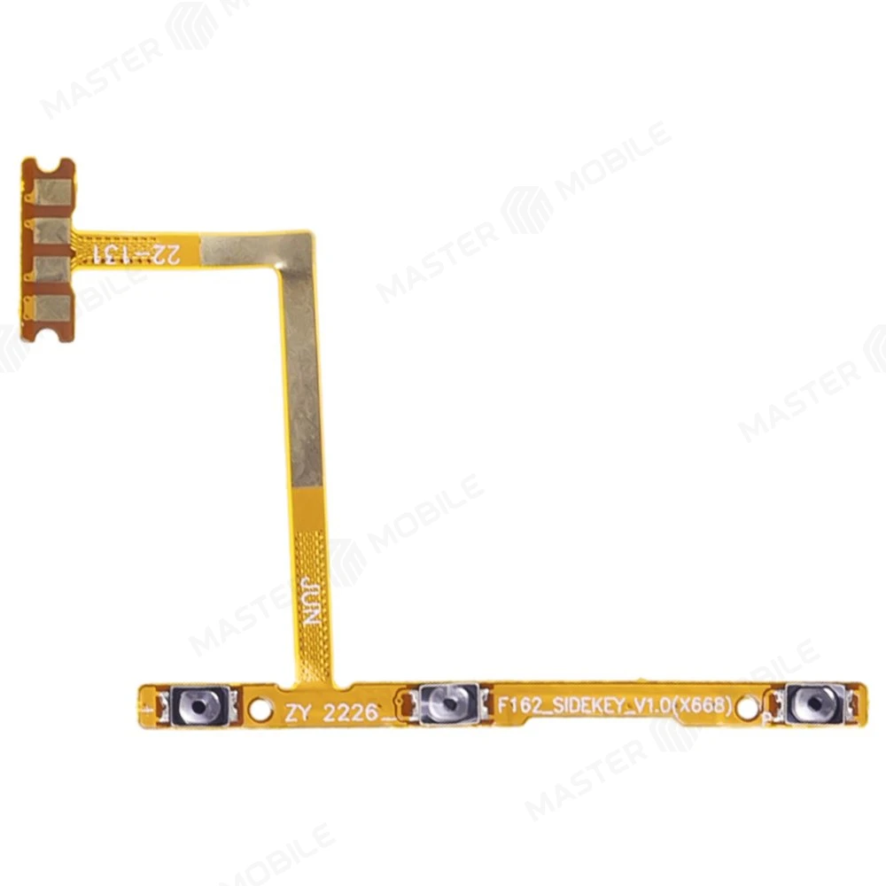 Шлейф для Infinix Hot 12 Pro (X668C) с комп. (на кнопку включения и кнопки громкости)  фото №1