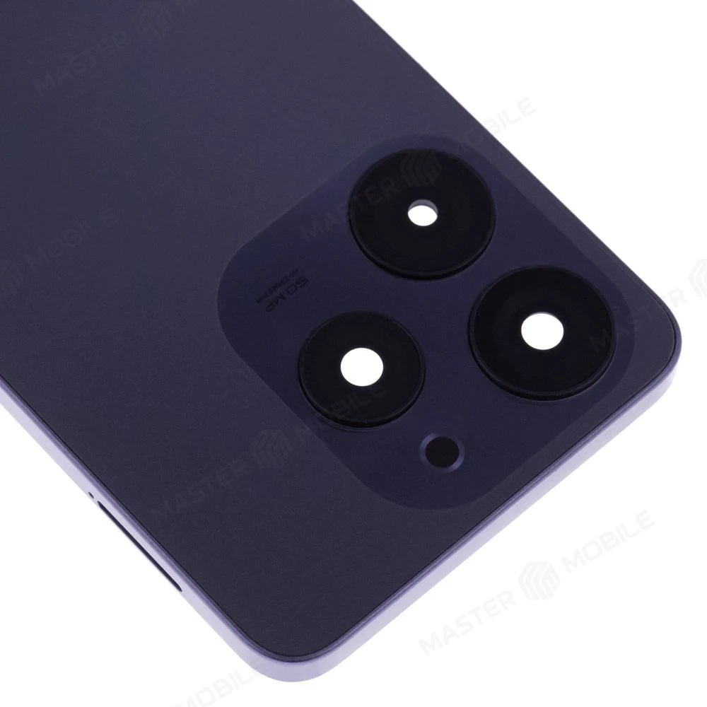 Задняя крышка для Tecno Spark 10 Pro (KI7) (черный) (в сборе со стеклом камеры) фото №3