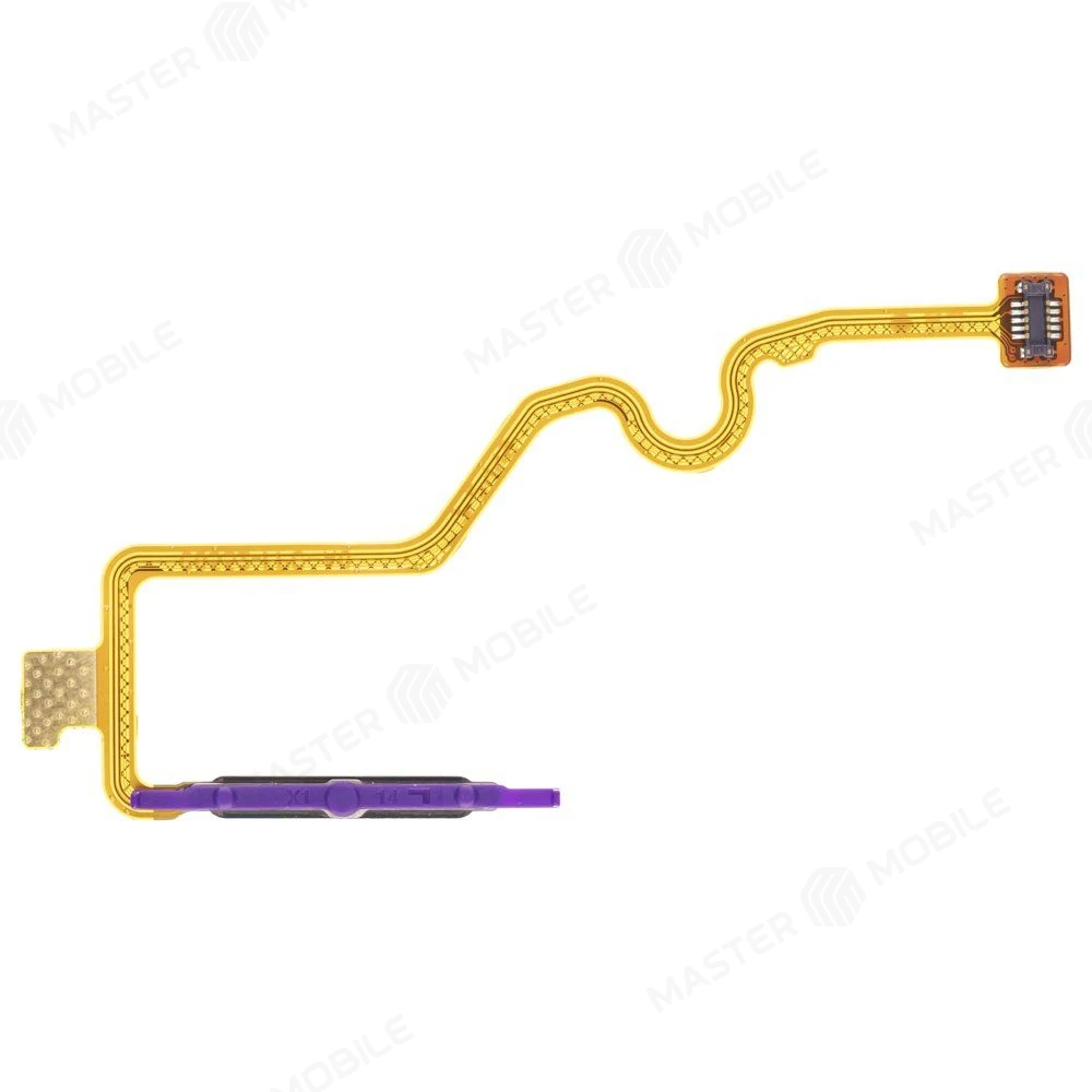 Шлейф для Tecno Spark GO 2 (KM4) с комп. + сканер отпечатка пальца (черный) фото №2