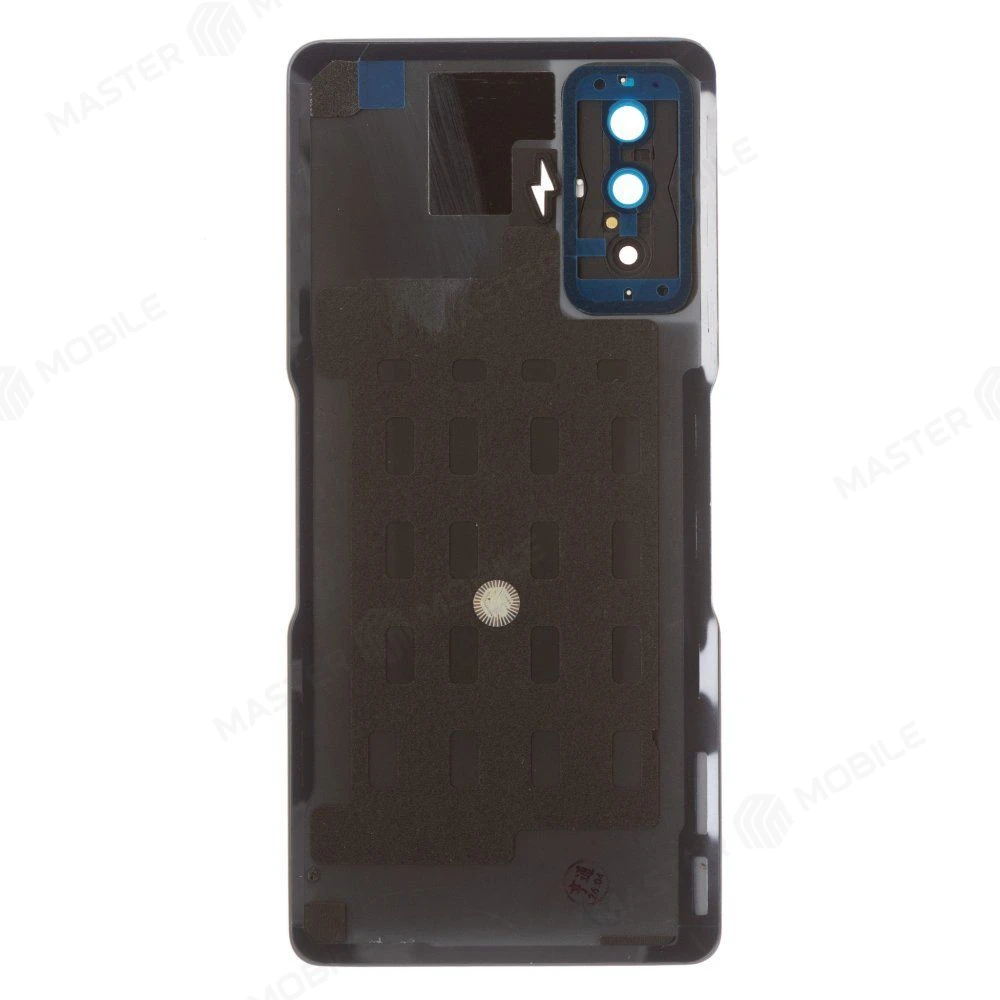 Задняя крышка для Xiaomi Poco F4 GT (21121210G) (серебристый) (в сборе со стеклом камеры) (ORIG100)  фото №2