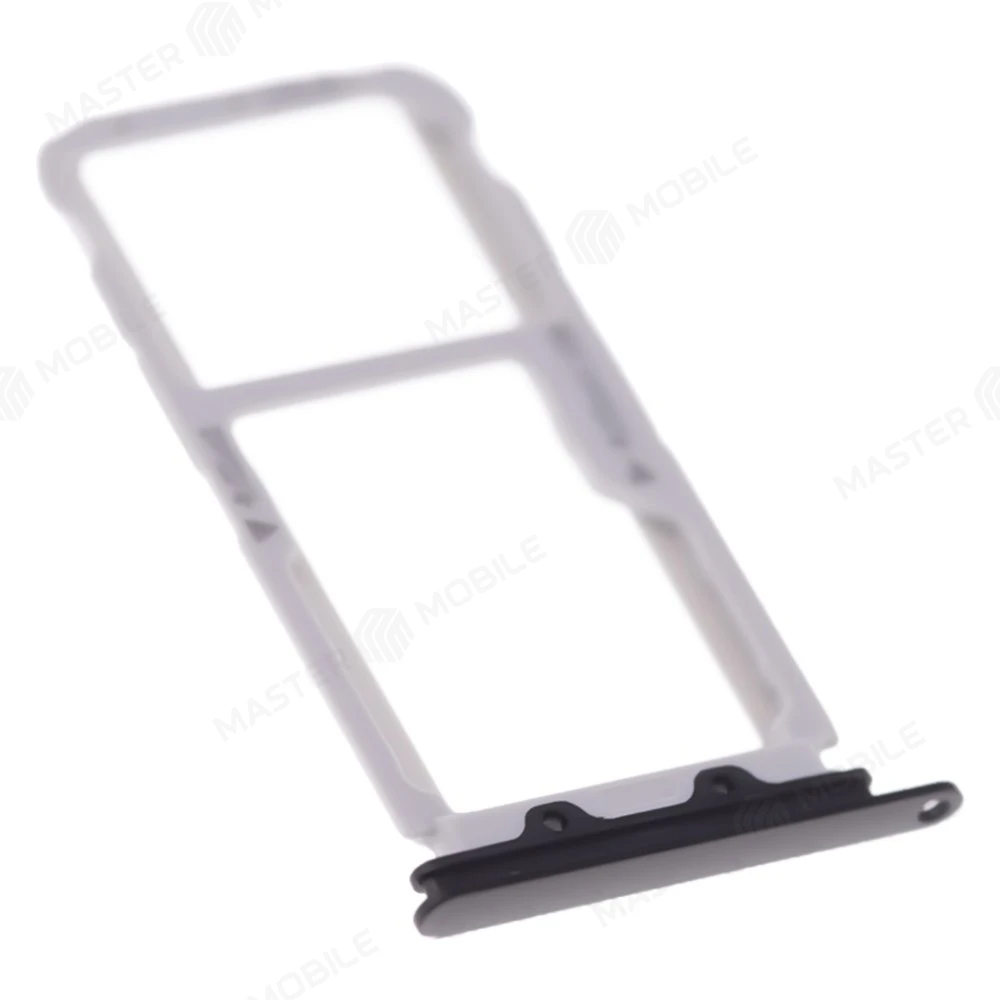 Держатель сим-карты для Huawei Nova 2 Plus (BAC-L21) (черный) фото №3