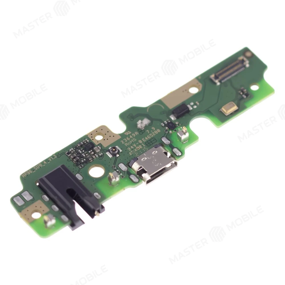 Нижняя плата для Tecno Spark 7 (KF6N) с комп. + разъем зарядки + микрофон (ORIG100) фото №3