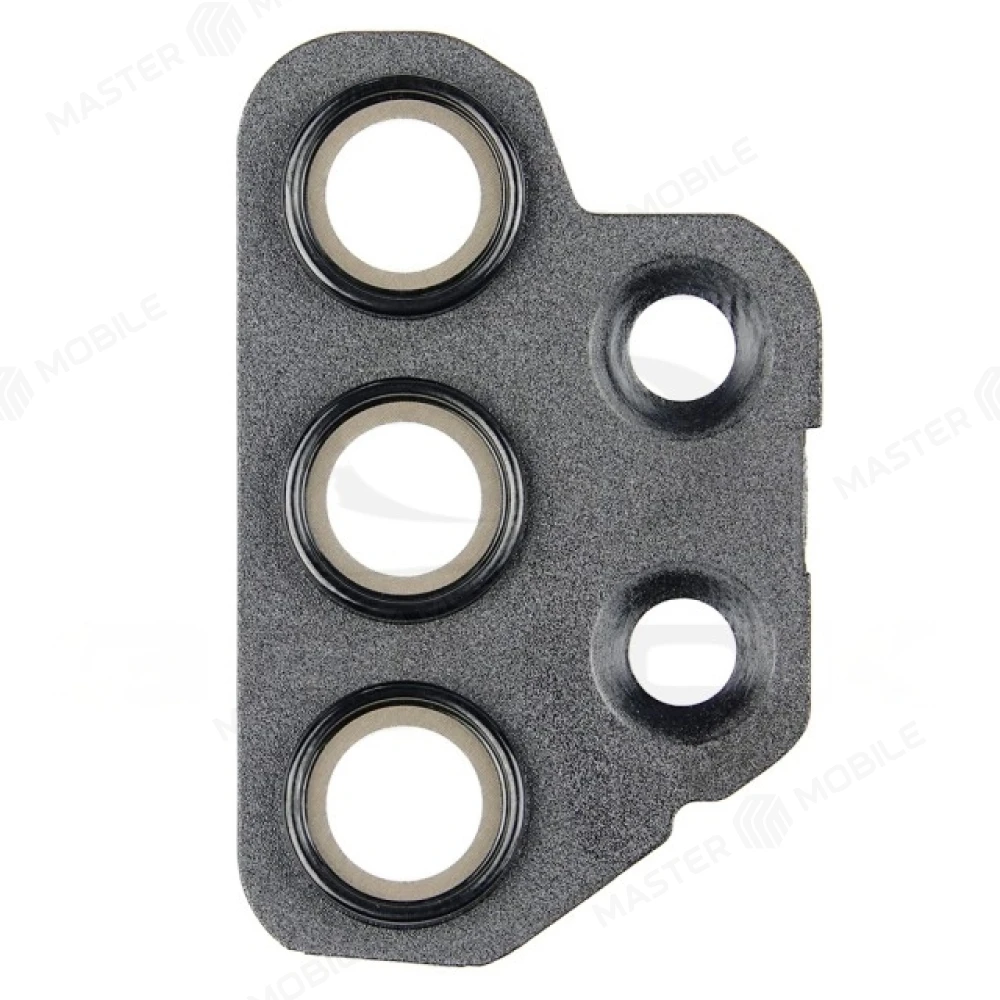 Стекло задней камеры для Samsung A325 Galaxy A32 4G (черный) (в рамке) фото №1