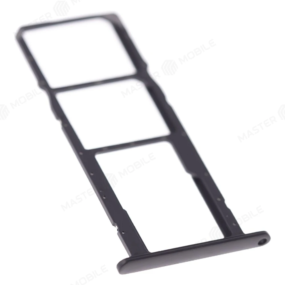 Держатель сим-карты для Huawei Y5p (DRA-LX9) (черный) фото №3