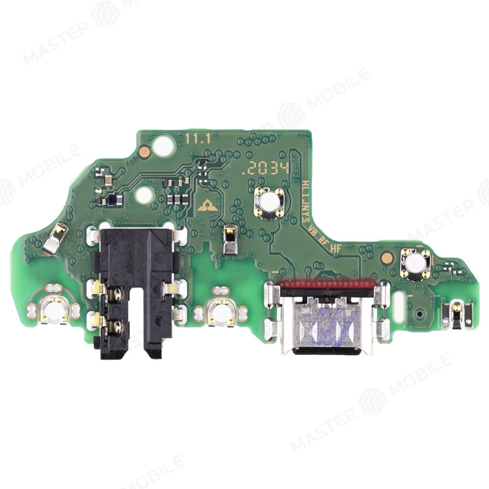 Нижняя плата для Huawei P40 Lite (JNY-LX1) с комп. + разъем зарядки + разъем гарнитуры + микрофон (ORIG100)  фото №2