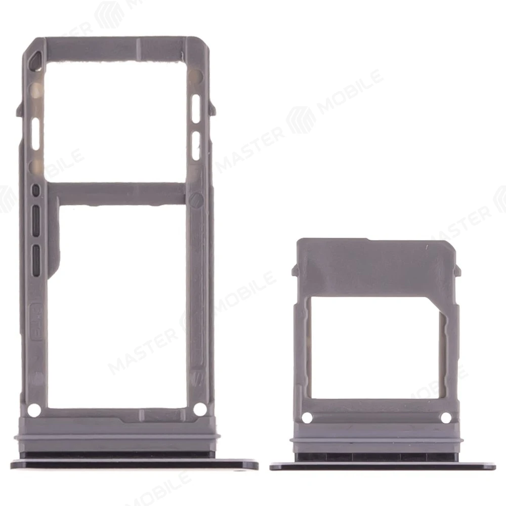 Держатель сим-карты для Samsung A520 Galaxy A5 (2017) / A720 Galaxy A7 (2017) (черный) фото №2