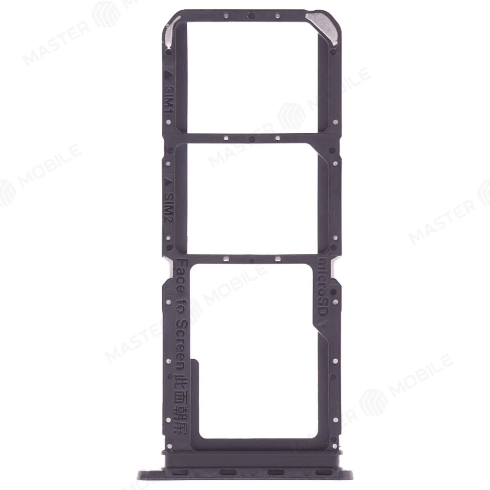 Держатель сим-карты для OPPO A57s (CPH2385) (черный) фото №1