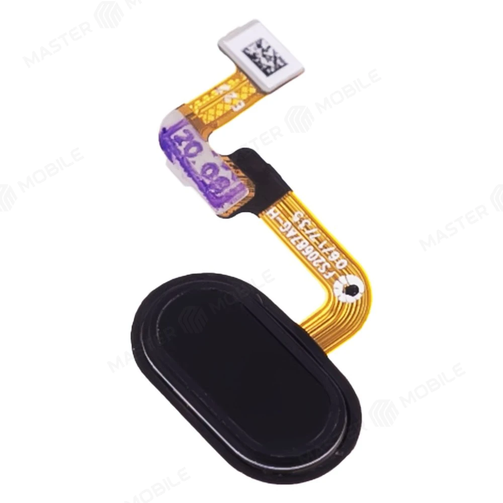 Шлейф для Meizu M6 Note с комп. + сканер отпечатка пальца (черный)  фото №3