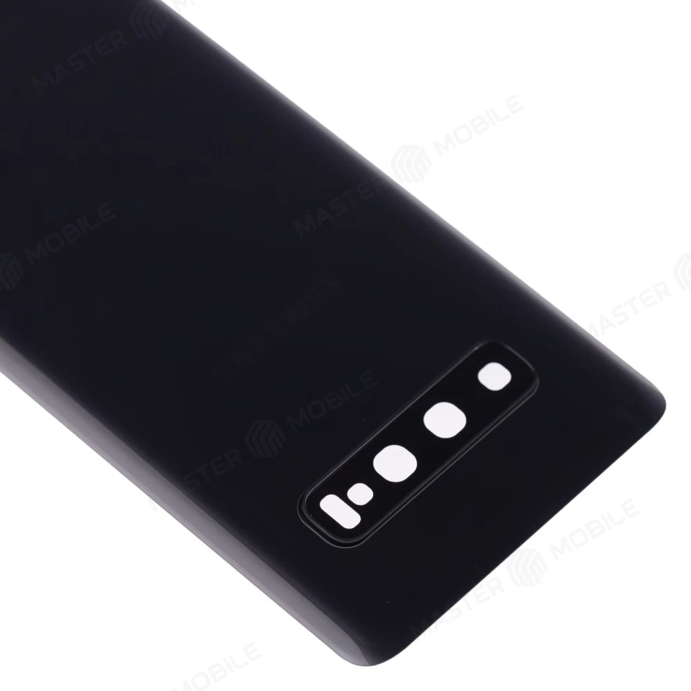 Задняя крышка для Samsung G973 Galaxy S10 (черный) (в сборе со стеклом камеры) фото №3