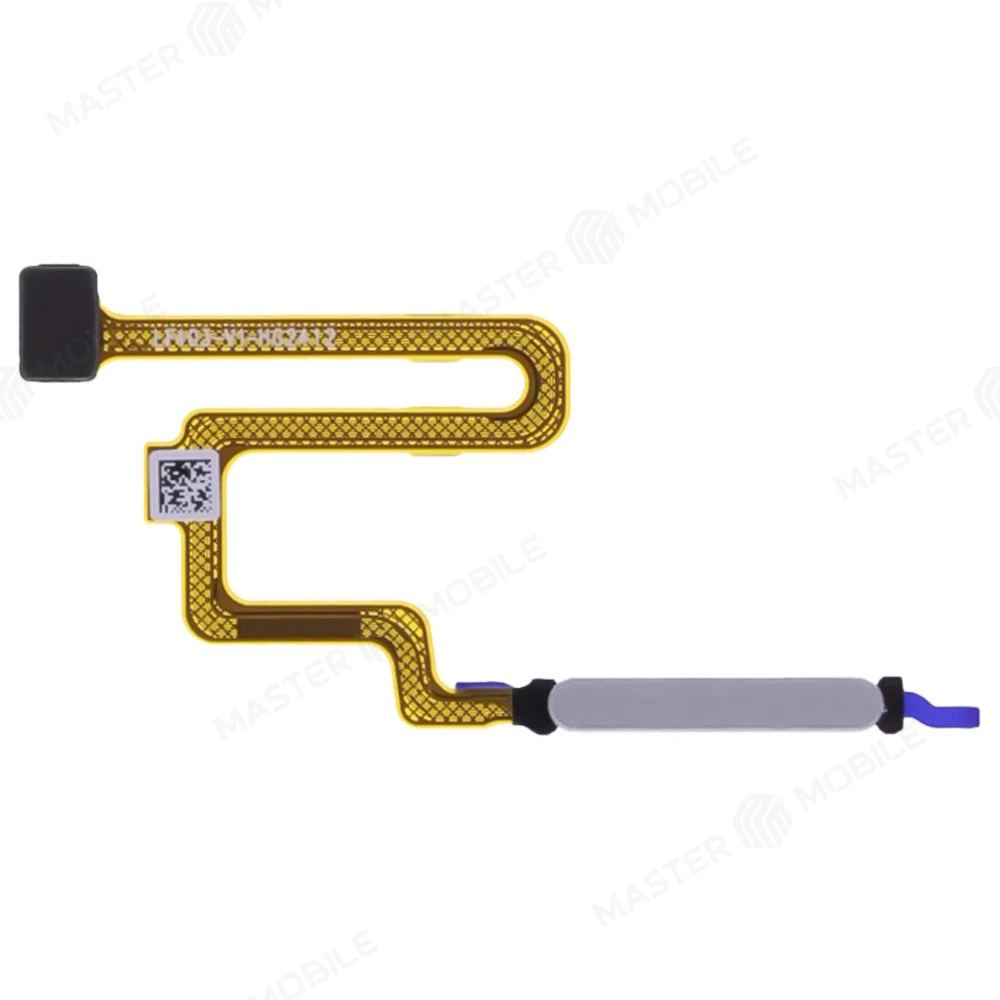 Шлейф для Xiaomi Redmi Note 12 Pro 4G (2209116AG) с комп. + сканер отпечатка пальца (белый)  фото №1