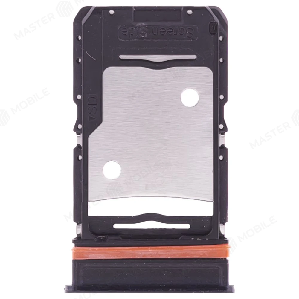 Держатель сим-карты для Tecno Pova 3 (LF7N) (черный) фото №2