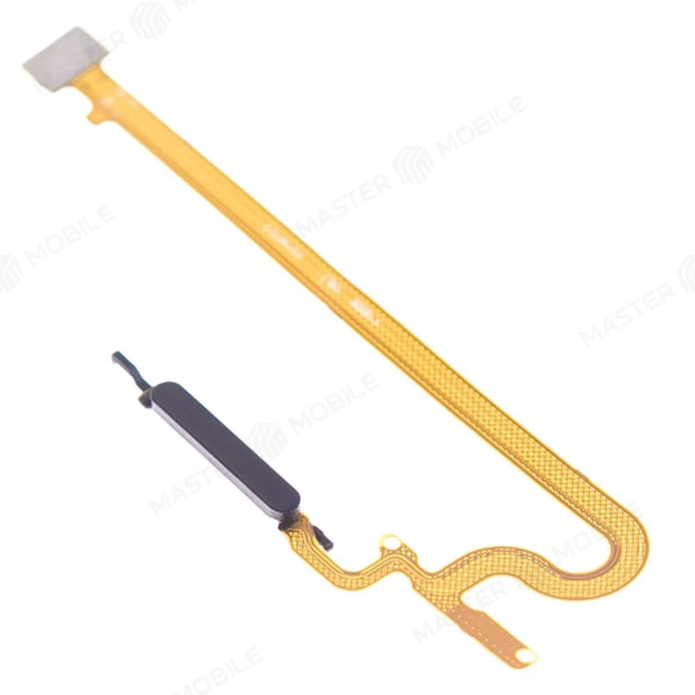 Шлейф для Vivo Y35 4G (V2205) с комп. + сканер отпечатка пальца (черный)  фото №3