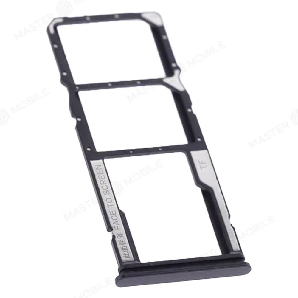 Держатель сим-карты для Xiaomi Redmi Note 12 4G (23021RAA2Y) (черный) фото №3