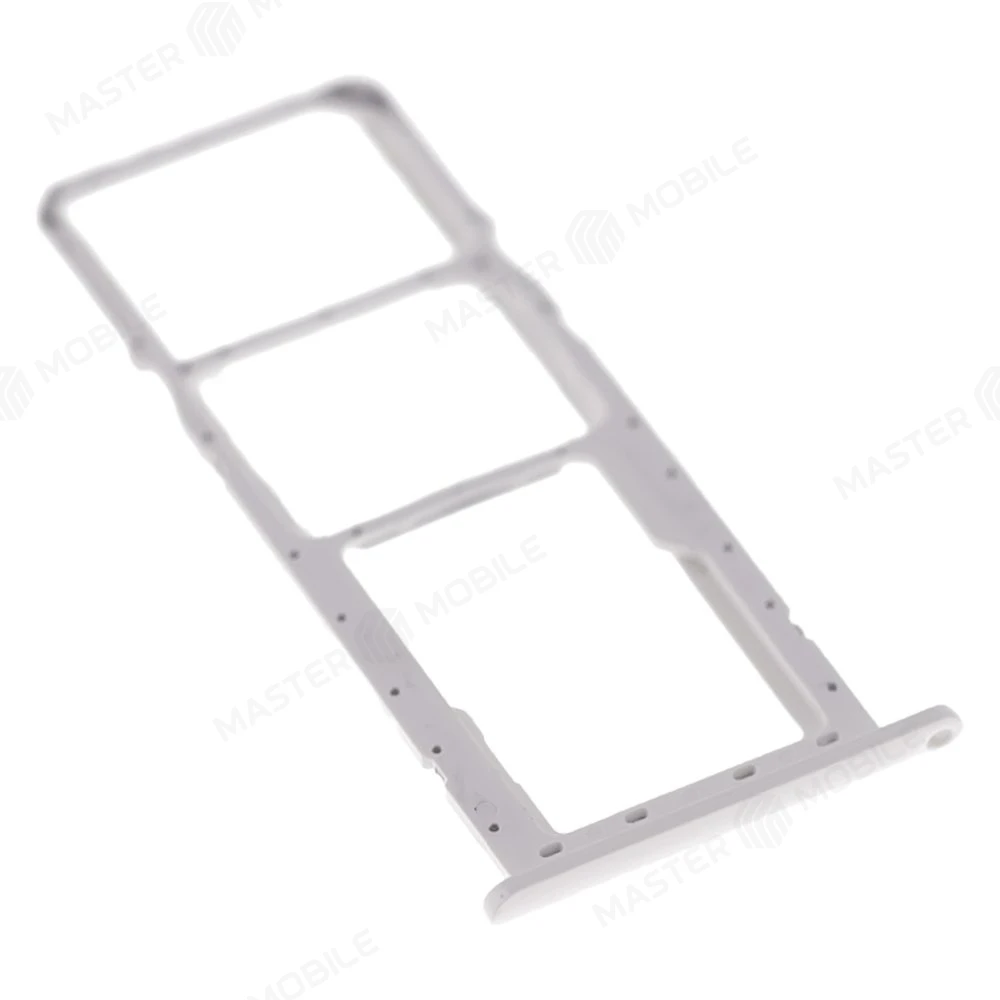 Держатель сим-карты для Samsung A037 Galaxy A03s (белый) фото №3