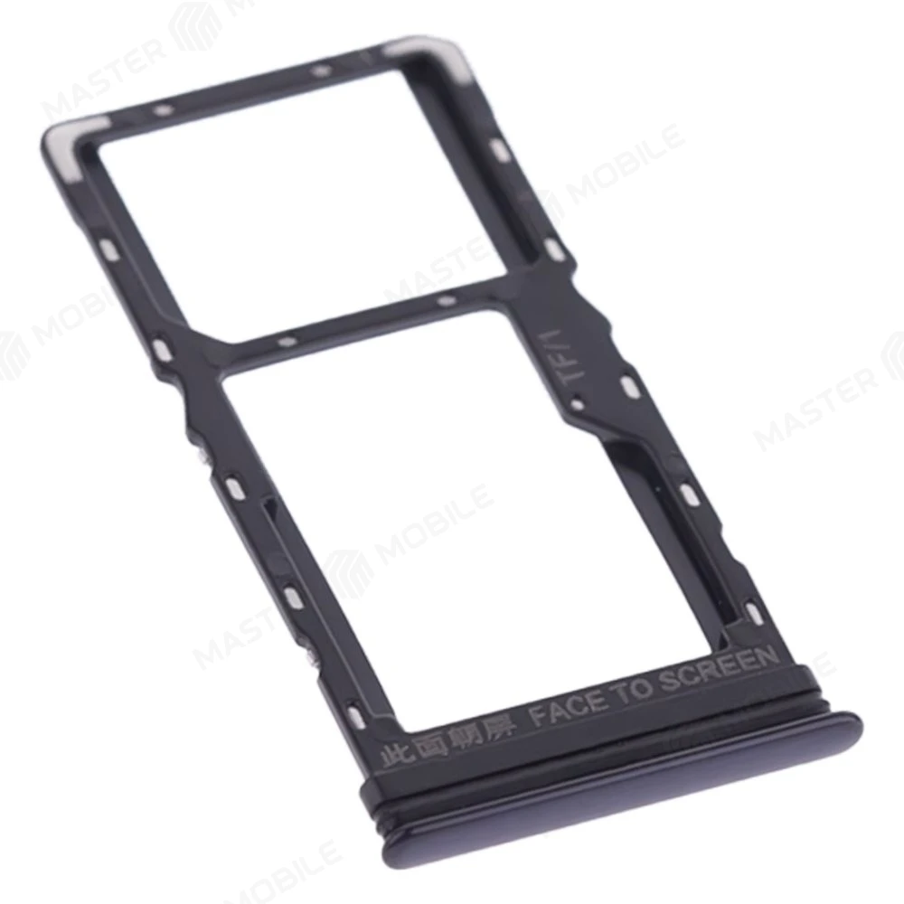 Держатель сим-карты для Xiaomi Mi A3 (M1906F9SH) (черный)  фото №3
