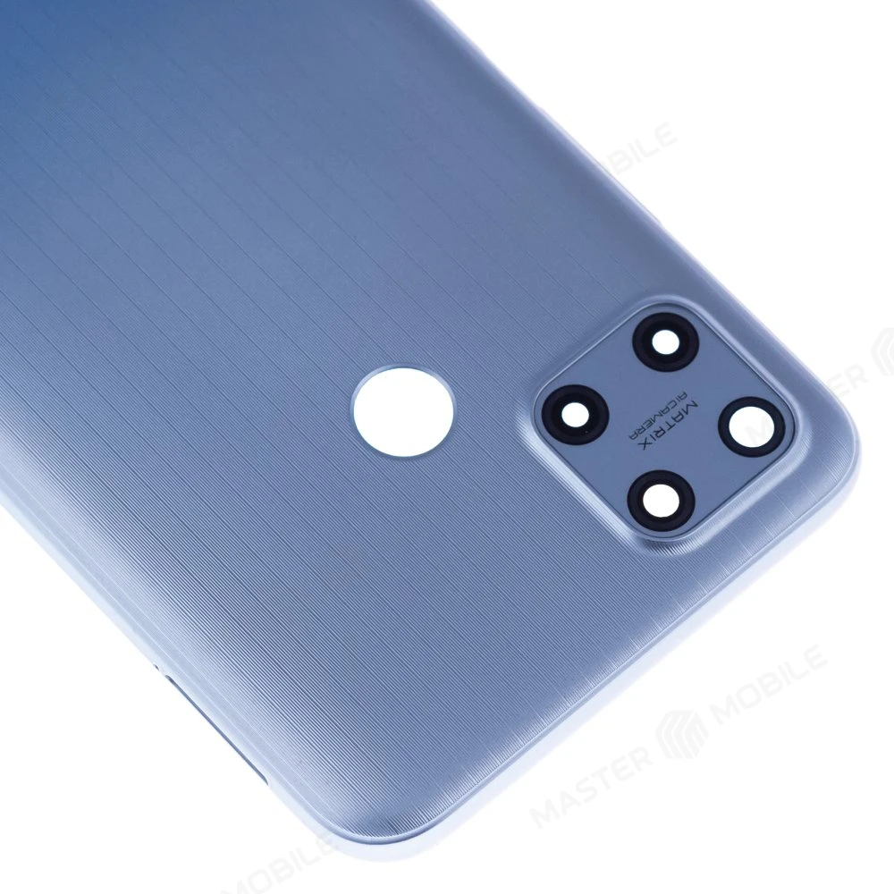 Задняя крышка для Realme C25Y (RMX3269) (синий) (в сборе со стеклом камеры) фото №3