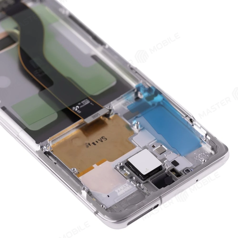 Дисплей для Samsung G985 Galaxy S20+ / G986 Galaxy S20+ 5G + тачскрин (серебристый) (в рамке) (ORIG100) (возможен дефект ЛКП) фото №3