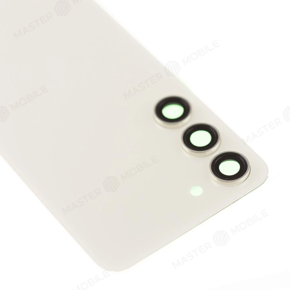 Задняя крышка для Samsung S911 Galaxy S23 (белый) (в сборе со стеклом камеры) фото №3