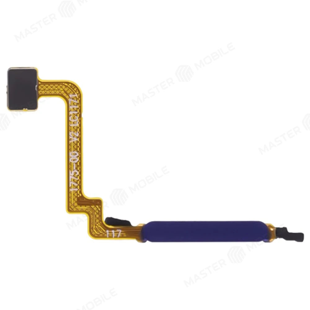 Шлейф для Xiaomi Redmi Note 10T 5G (M2103K19Y) с комп. + сканер отпечатка пальца (синий)  фото №1