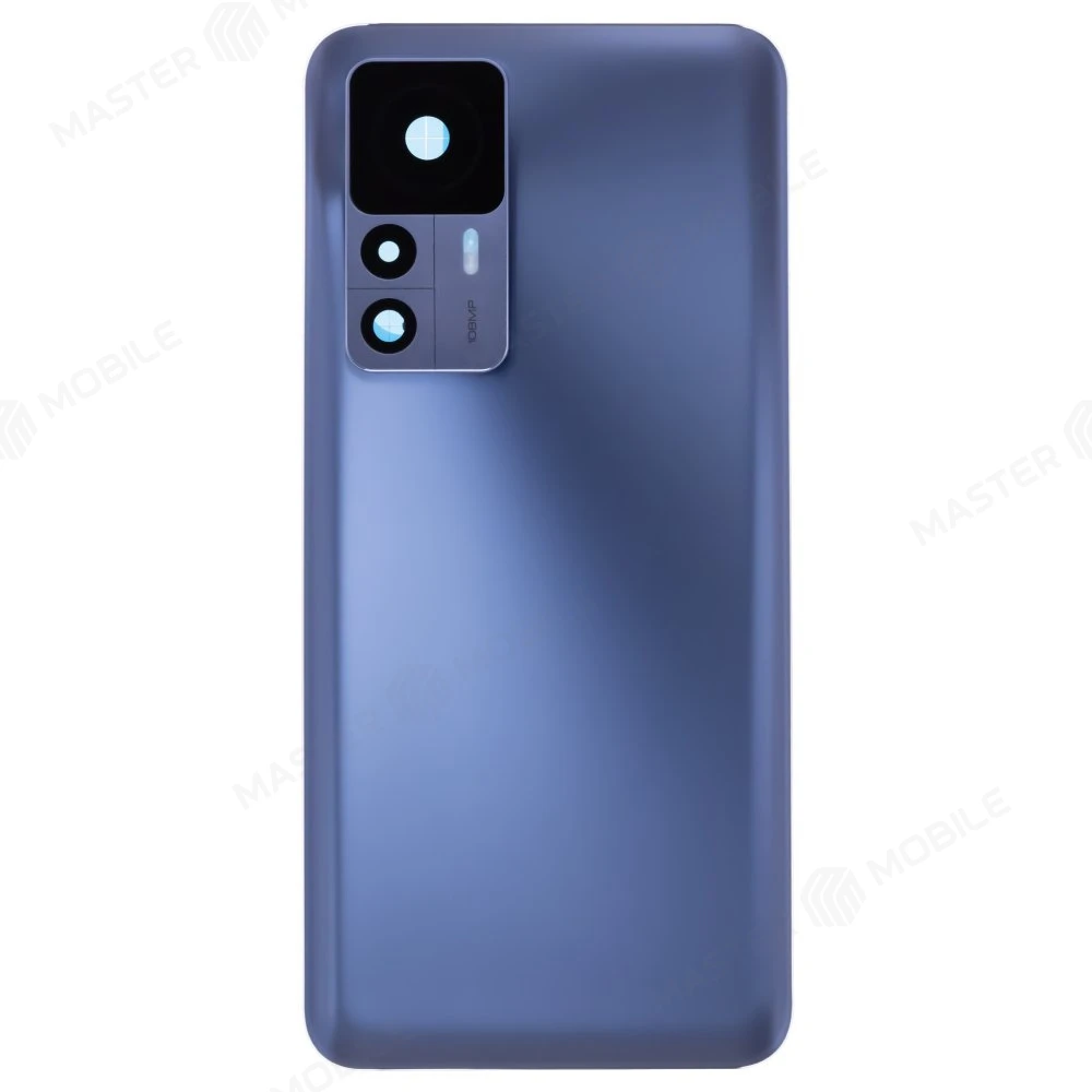 Задняя крышка для Xiaomi 12T (22071212AG) (голубой) (в сборе со стеклом камеры) фото №1