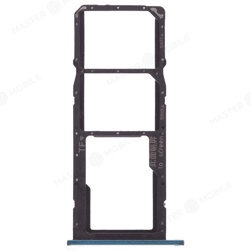 Держатель сим-карты для Huawei Y6p (MED-LX9N) / Honor 9A (MOA-LX9N) (зеленый) фото №1