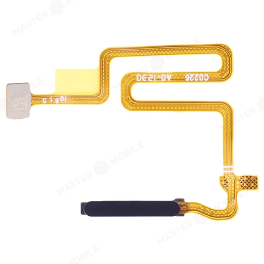 Шлейф для OPPO A54 4G (CPH2239) с комп. + сканер отпечатка пальца (черный)  фото №1