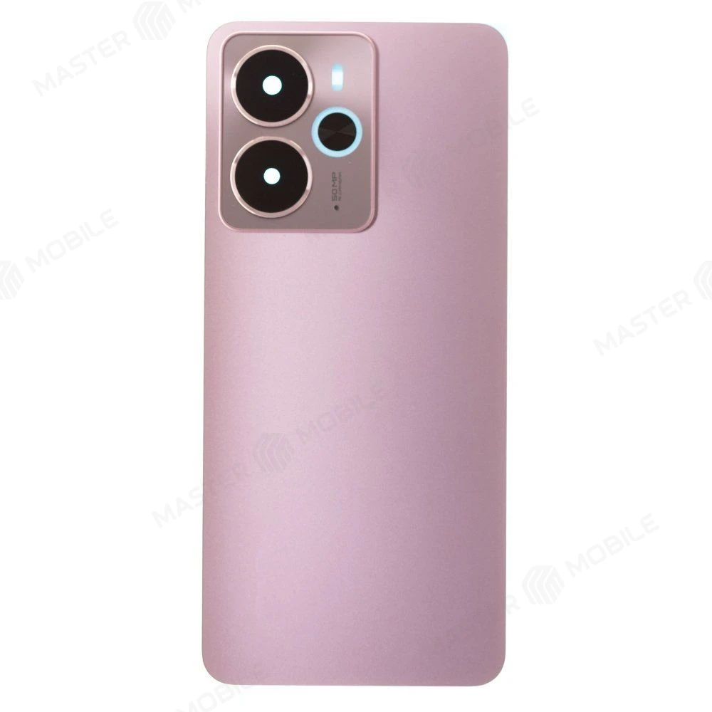 Задняя крышка для Realme 14 (RMX5070) (розовый) (в сборе со стеклом камеры)  фото №1
