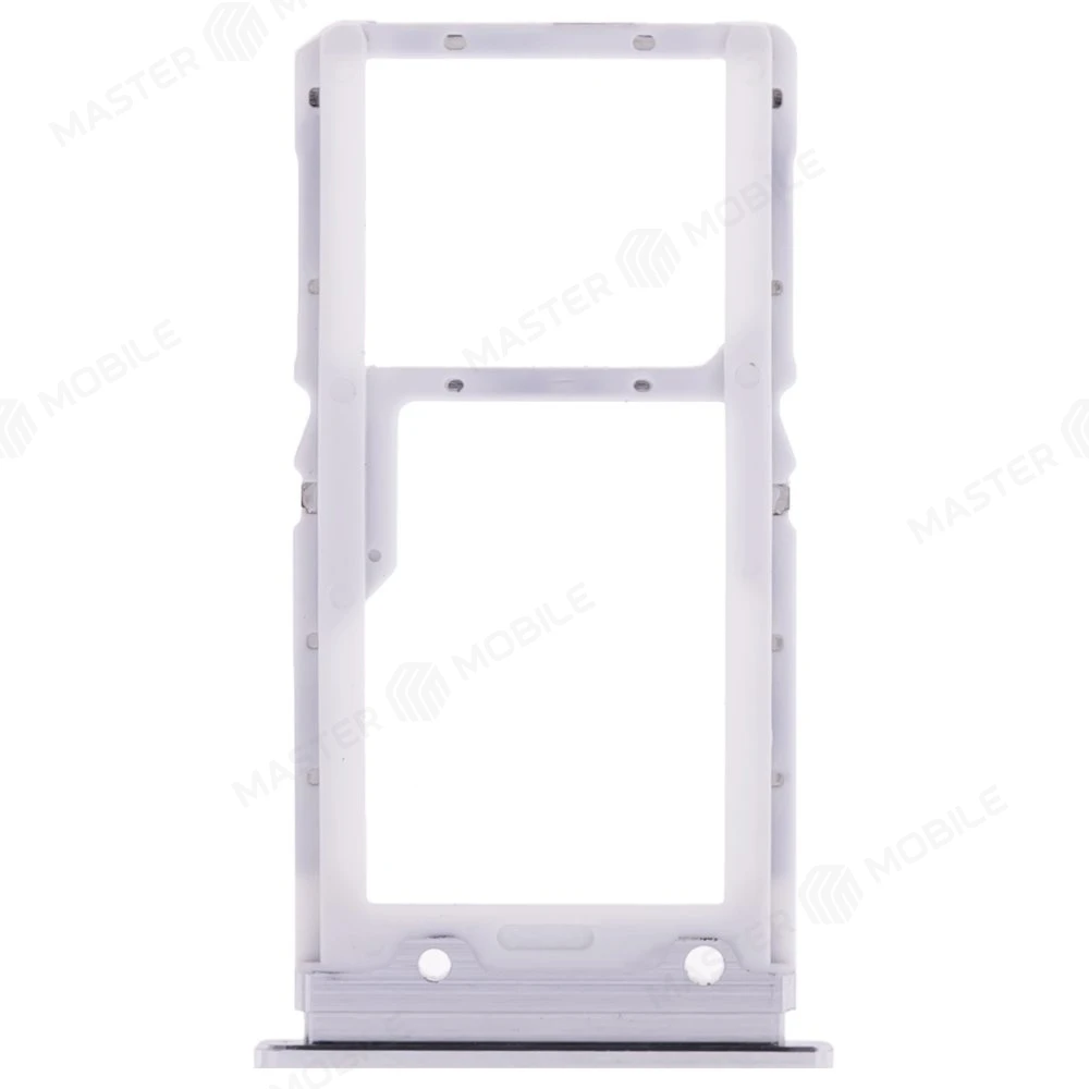 Держатель сим-карты для Xiaomi Mi 9 Lite (M1904F3BG) (белый)  фото №2