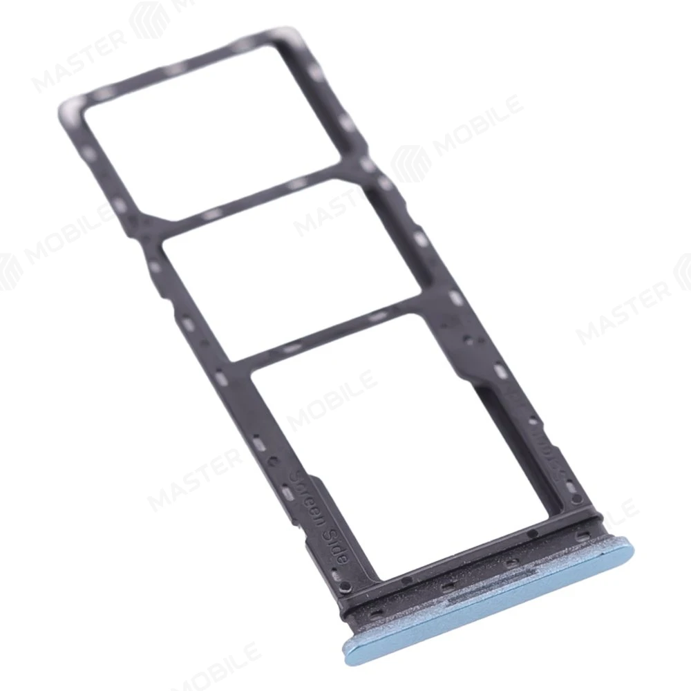 Держатель сим-карты для Tecno Spark GO 2023 (BF7) (голубой) фото №3