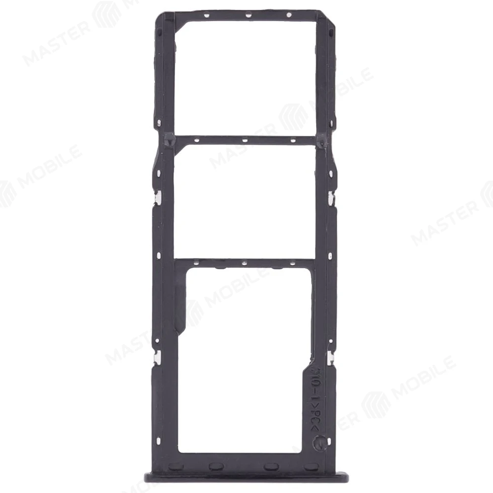 Держатель сим-карты для Samsung A515 Galaxy A51 / A715 Galaxy A71 (черный) фото №2