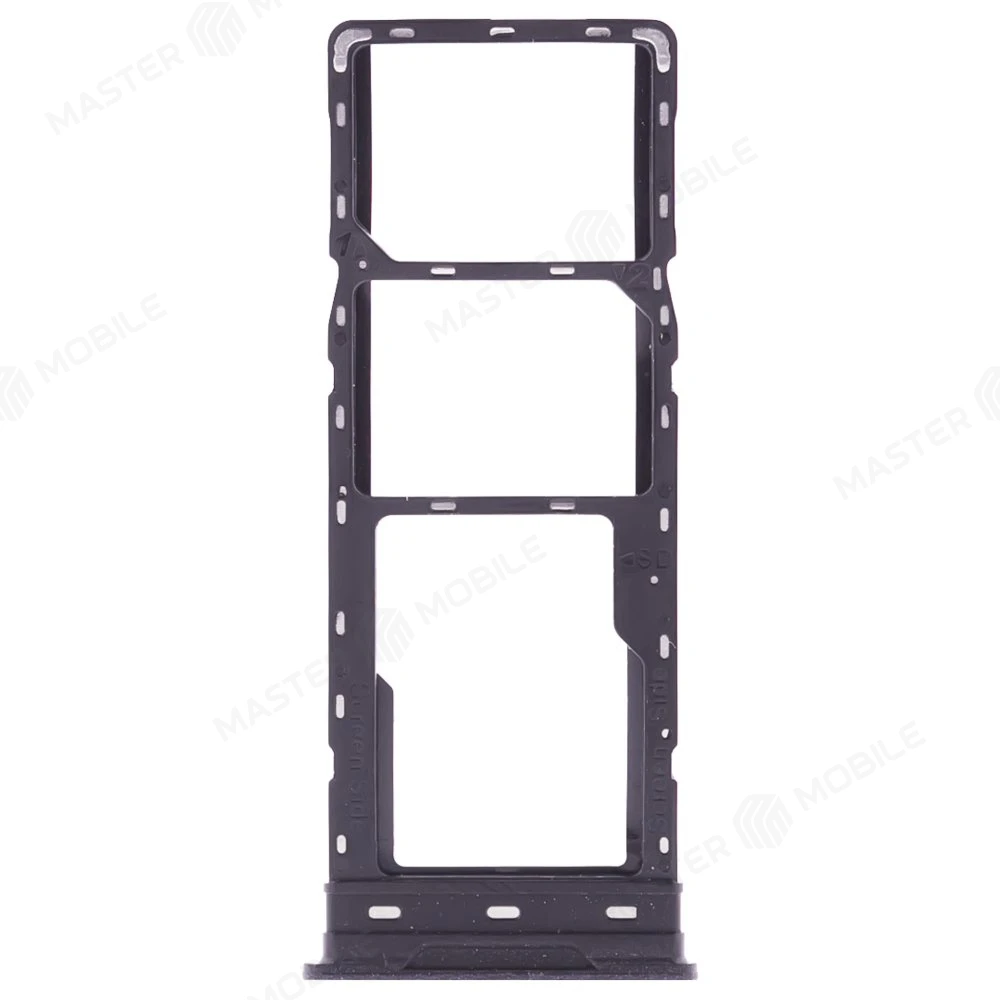 Держатель сим-карты для Tecno Pova Neo 3 (LH6n) (черный) фото №1