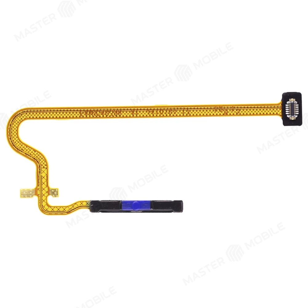 Шлейф для Realme C53 (RMX3760) с комп. + сканер отпечатка пальца (черный) фото №2