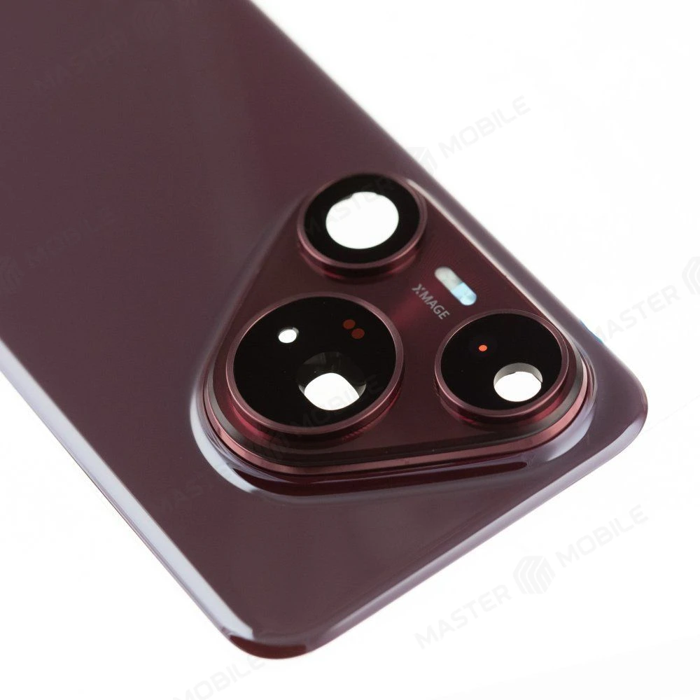 Задняя крышка для Huawei Pura 80 Pro (LMR-LX9) (красный) (в сборе со стеклом камеры) (ORIG100) фото №3