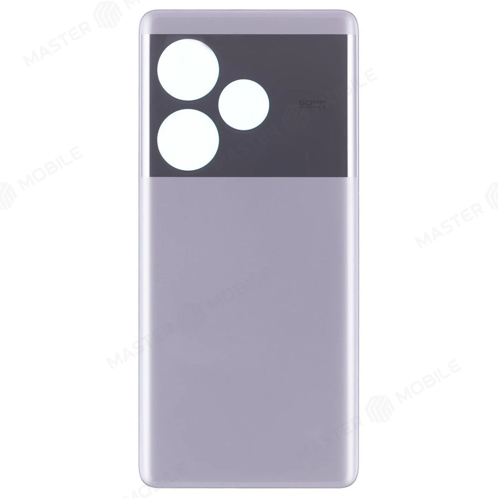 Задняя крышка для Realme GT 6T (RMX3853) (серебристый) фото №1