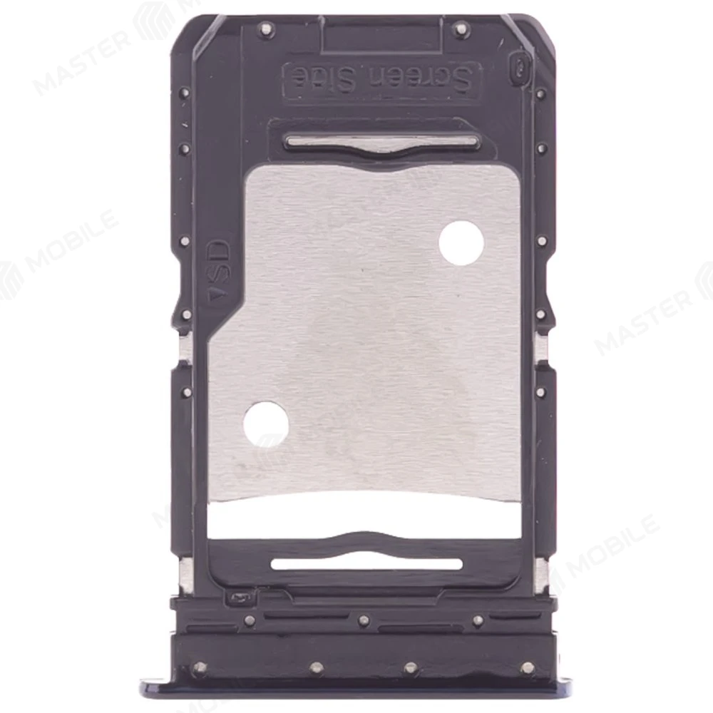 Держатель сим-карты для Tecno Camon 18P (CH7N) (черный) фото №2