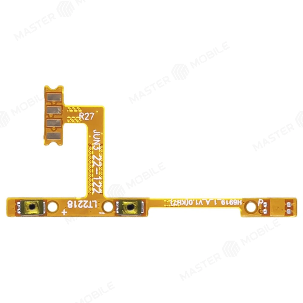 Шлейф для Tecno Camon 19 Neo (CH6i) с комп. (на кнопку включения и кнопки громкости)  фото №1