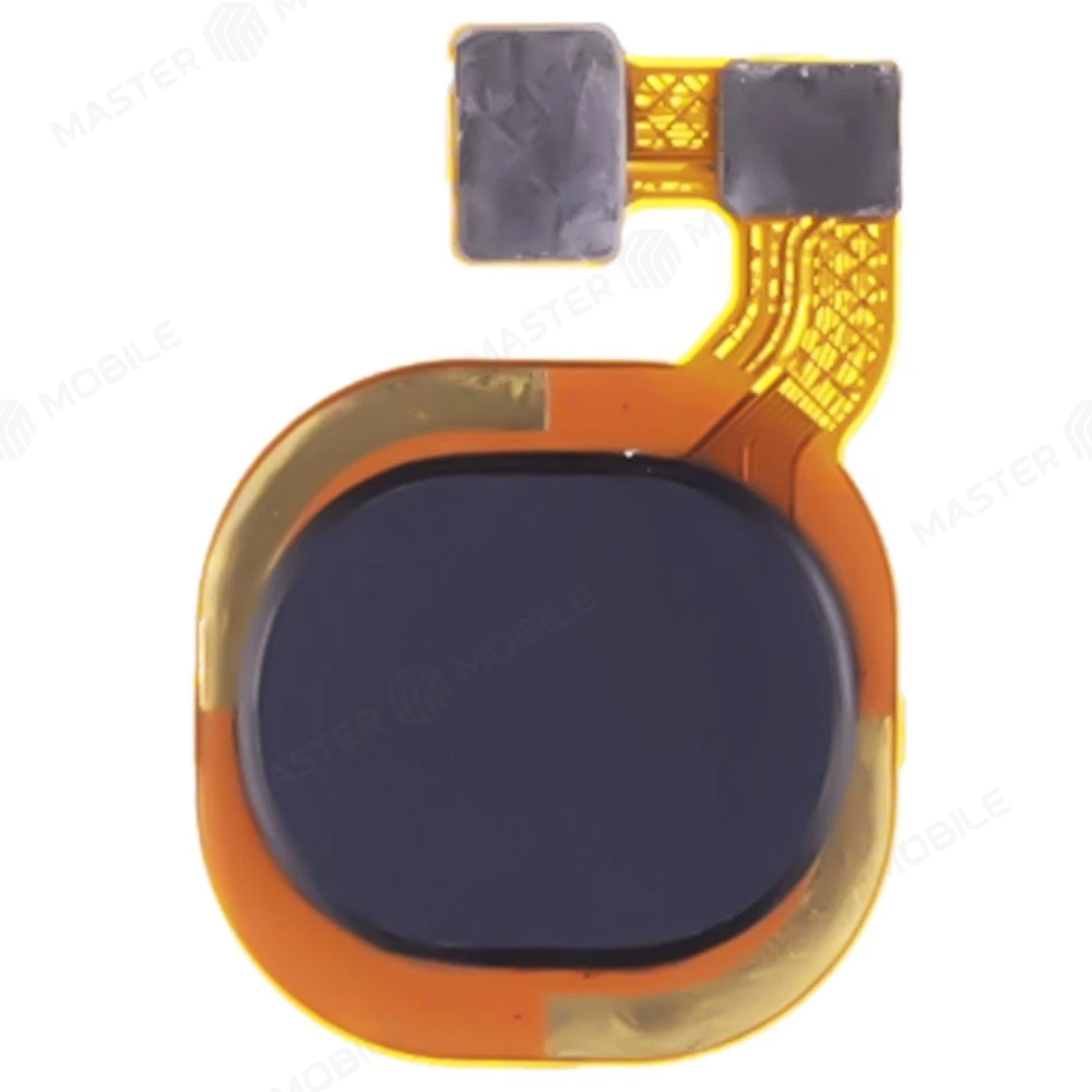 Шлейф для Tecno Spark 7 (KF6N) с комп. + сканер отпечатка пальца (черный) фото №1