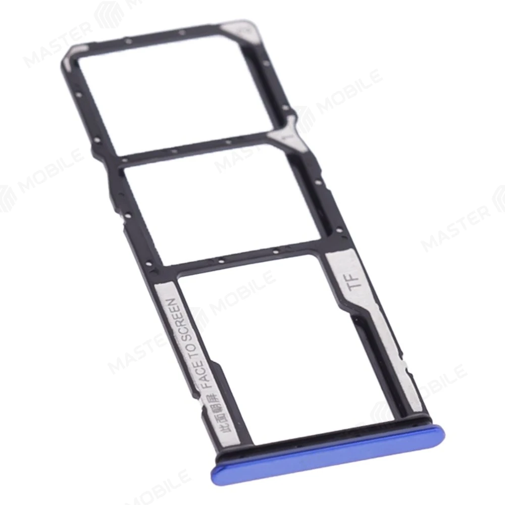 Держатель сим-карты для Xiaomi Redmi Note 11 4G (2201117TY/G) / Redmi Note 11S 4G (2201117SY/G) (синий) фото №3