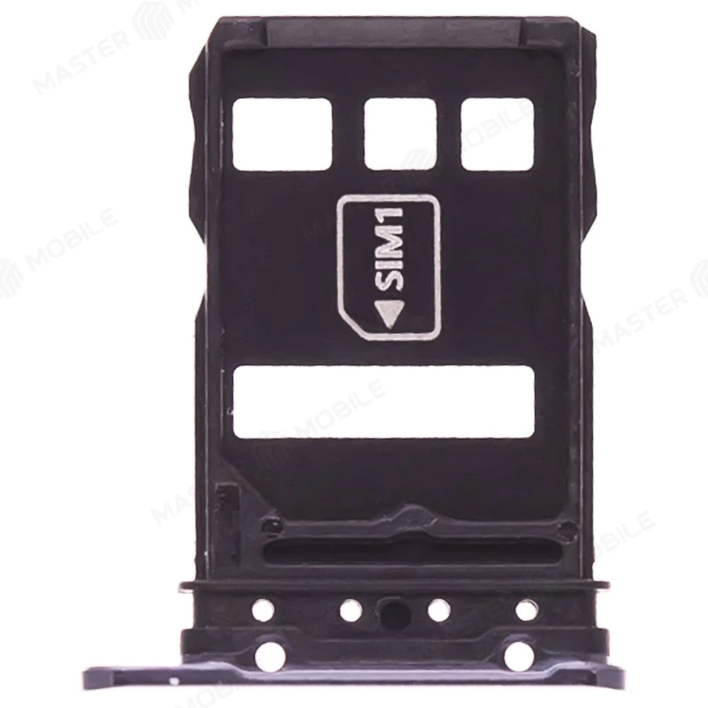 Держатель сим-карты для Huawei Mate 30 Pro (LIO-L09) (черный) фото №1