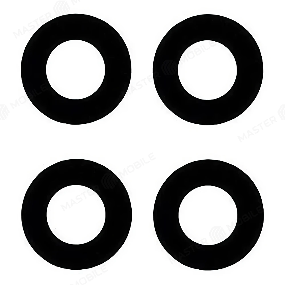 Стекло задней камеры для Samsung M536 Galaxy M53 5G (без рамки) (черный) 