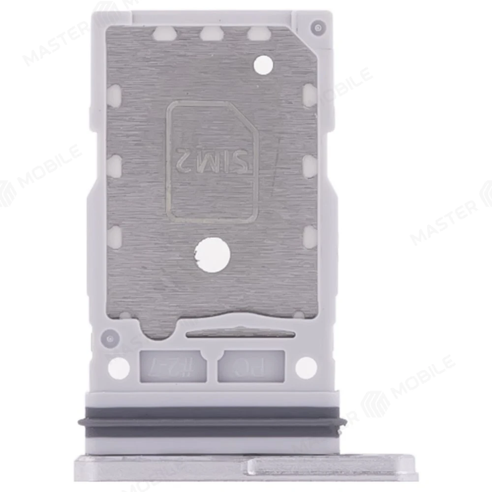 Держатель сим-карты для Samsung G990 Galaxy S21 FE (серебристый) фото №2