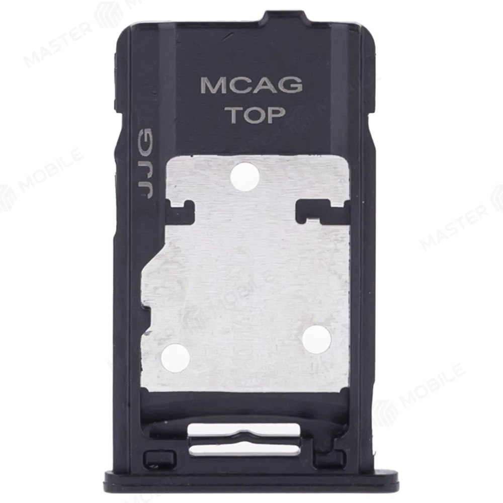 Держатель сим-карты для Samsung M317 Galaxy M31s (черный) фото №2