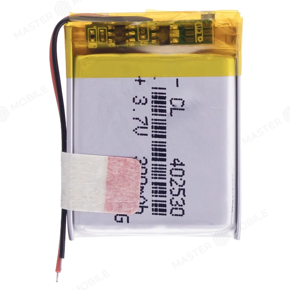 Аккумулятор универсальный 300 mAh (4*25*30 mm) (402530P) фото №1