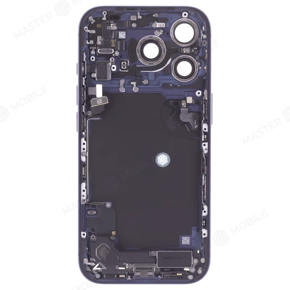 Корпус для Apple iPhone 17 Pro (SIM + eSIM) (синий) (в сборе) (ORIG100) (Снятый) (возможен дефект ЛКП) фото №2