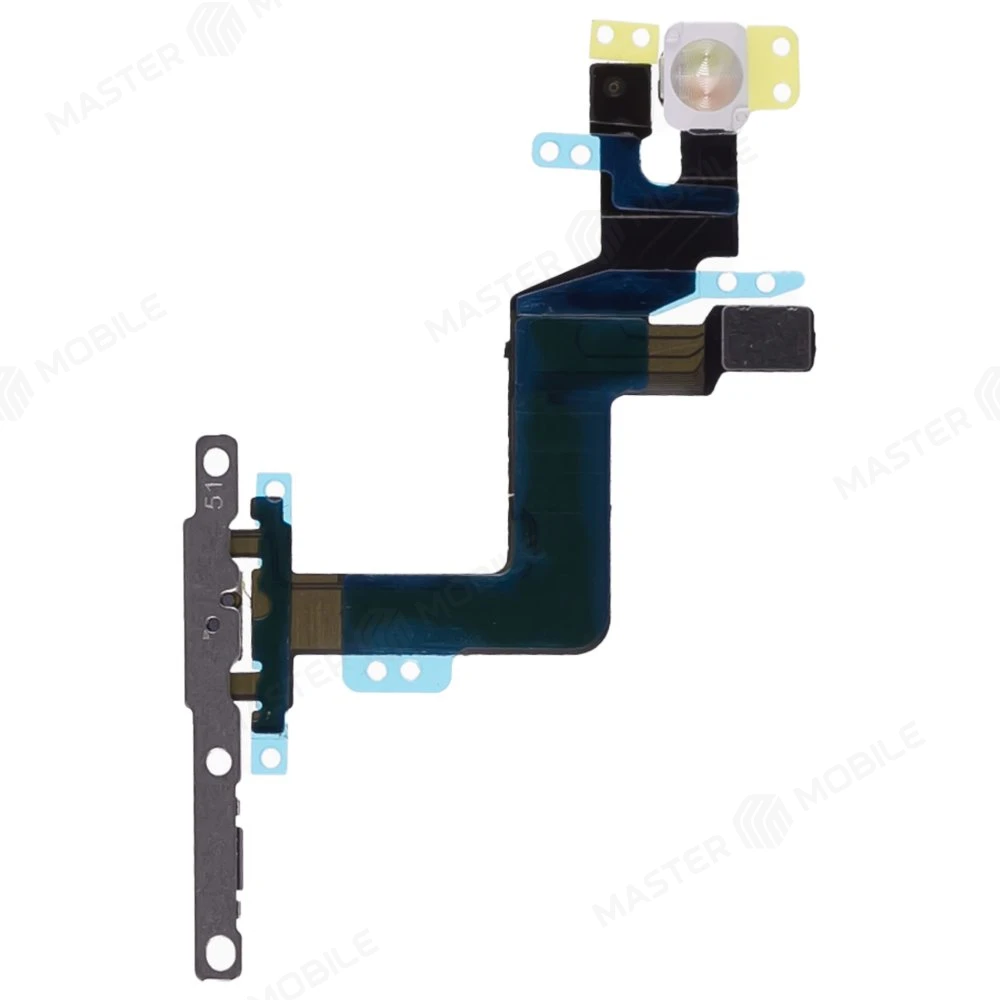 Шлейф для Apple iPhone 6s Plus с комп. (на кнопку включения) + микрофон + вспышка  фото №1