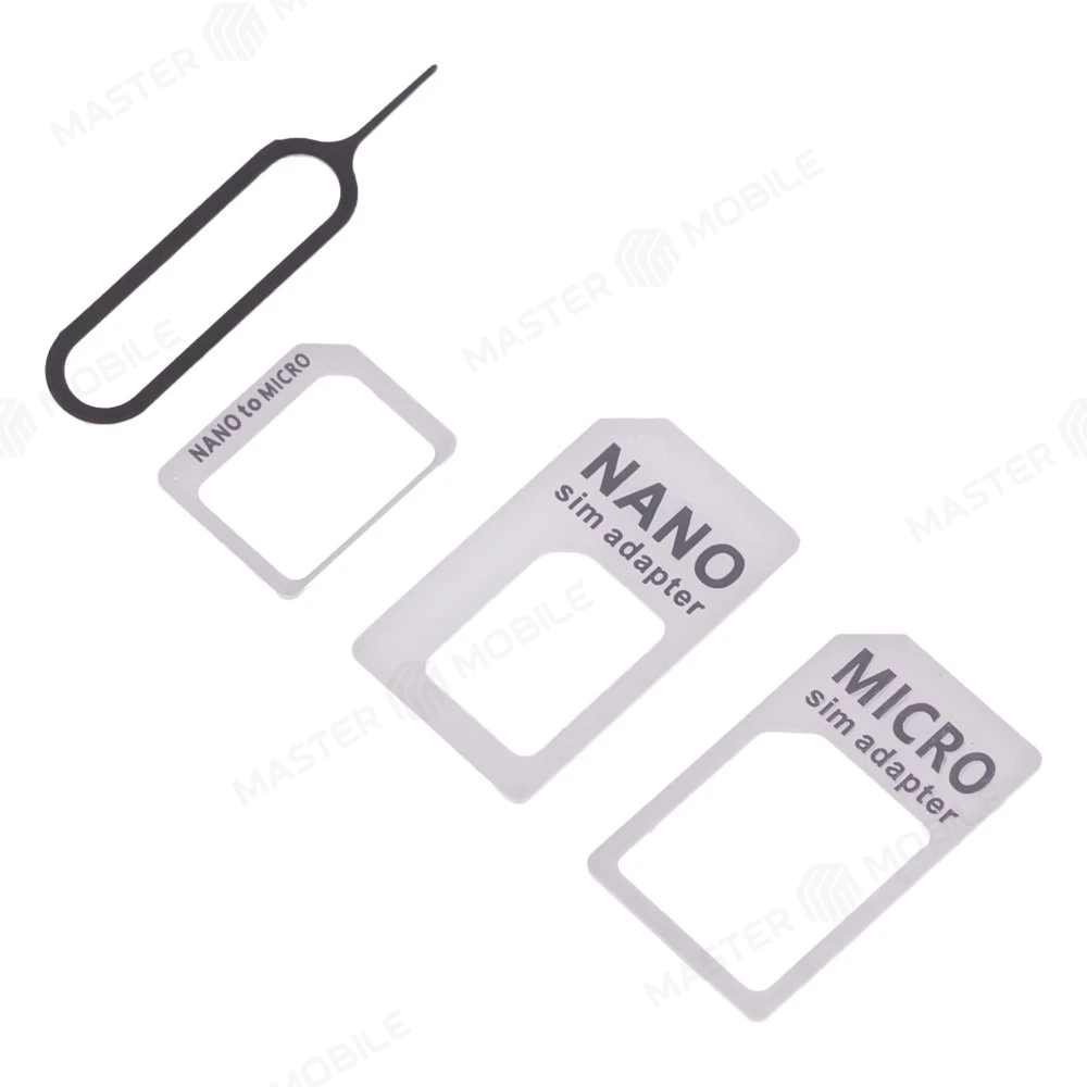 Сим-адаптер 3 в 1 (Nano/Micro/Mini) (белый) фото №4