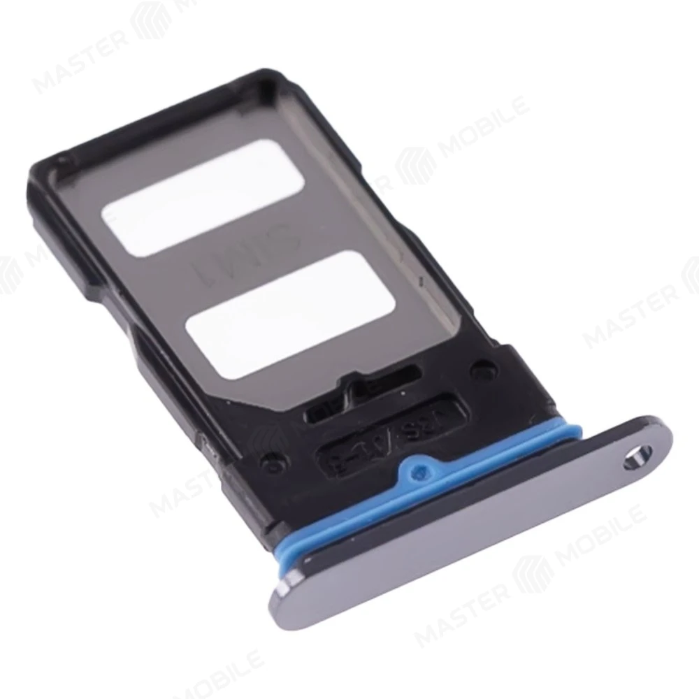 Держатель сим-карты для Xiaomi Mi 10T Pro 5G (M2007J3SG) (черный)  фото №3