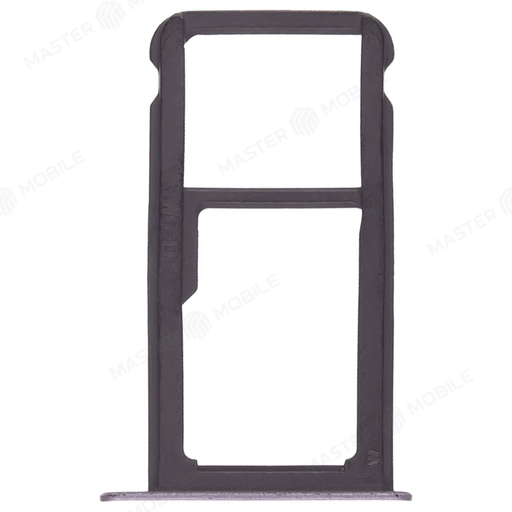 Держатель сим-карты для Huawei P10 Lite (WAS-L03T/WAS-LX1) (серый) фото №2