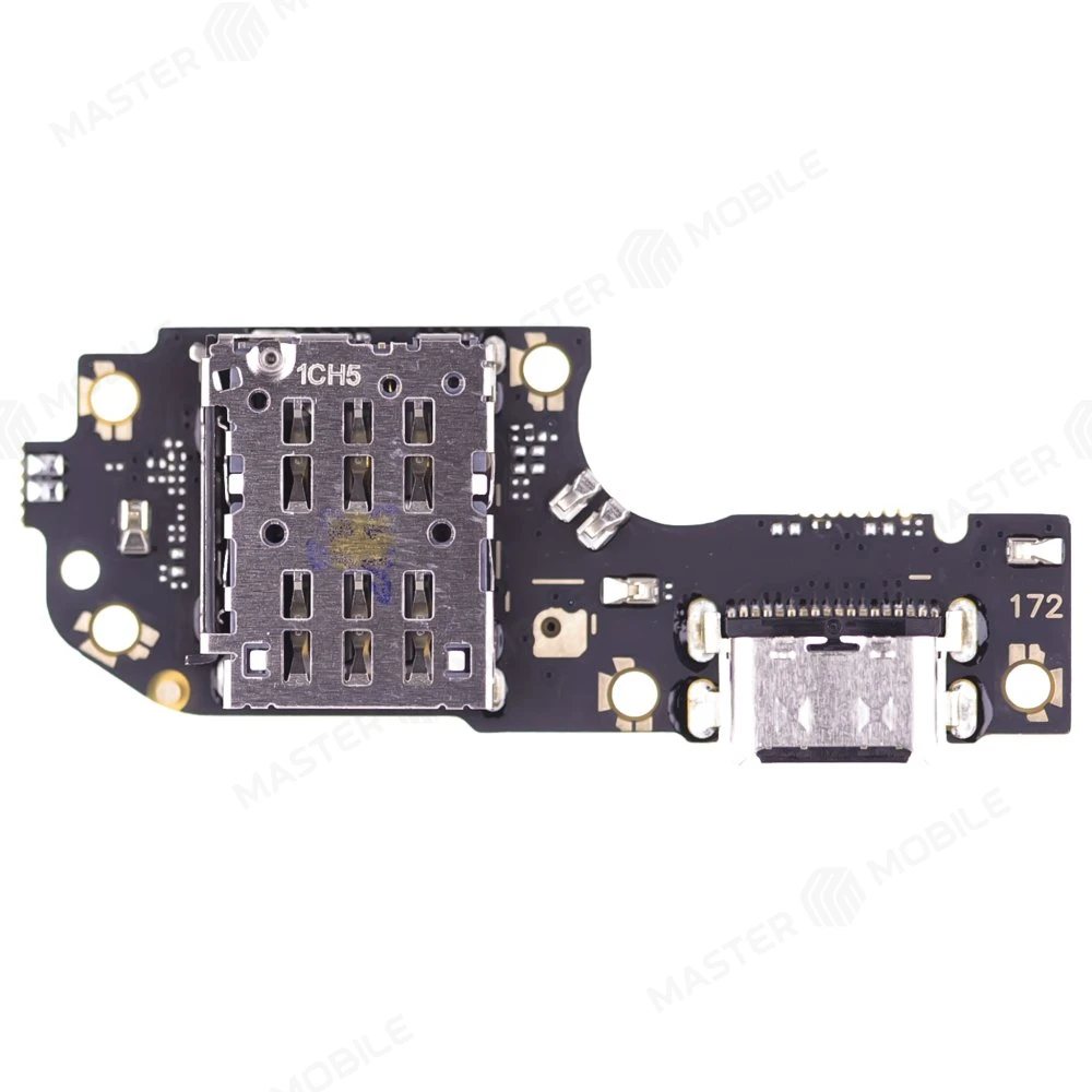 Нижняя плата для Huawei Nova 12i (CTR-L81) с комп. + разъем зарядки + микрофон + разьем SIM фото №2