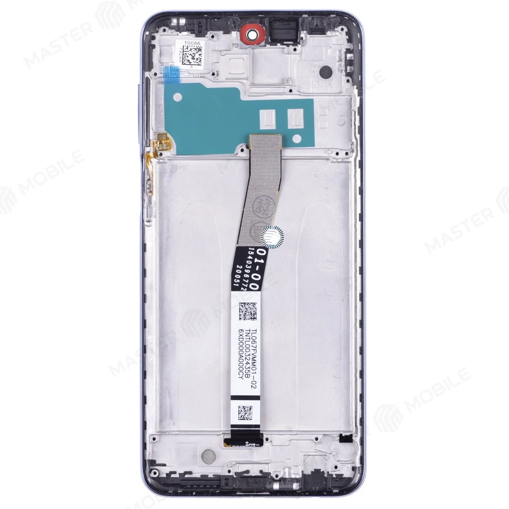 Дисплей для Xiaomi Redmi Note 9 Pro (M2003J6B2G) / Redmi Note 9S (M2003J6A1G) + тачскрин (серый) (в рамке) (ORIG) фото №2